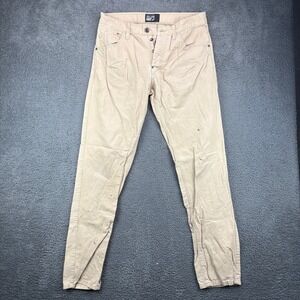 William Rast Mens Khaki Twill Straight Leg Casual Pants Size 34x34‎